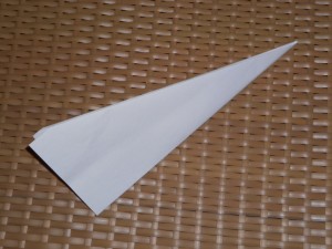 making paper airplanes step 4
