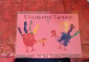 Thanksgiving turkey art