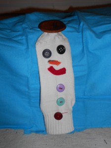 snowman-sock-puppet