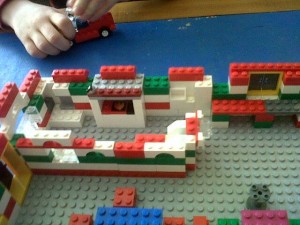 loose parts play with Lego