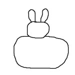 draw an Easter bunny step-by-step
