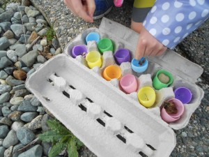 spring, Easter, and nature hunt activity for kids