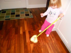spring cleaning fun for kids