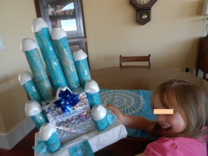elsa toilet paper roll castle craft