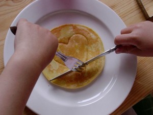 valentine pancake for kids
