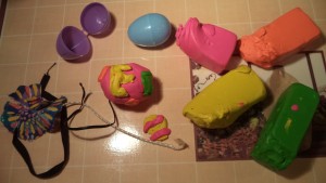 decorate color Easter eggs