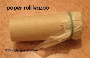 paper roll kazoo 