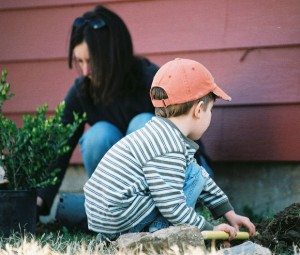 kids can help with yard work