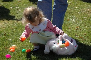 Easter egg hunt for kids