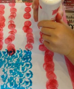 make a flag for July 4th craft