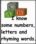 before kindergarten familiarity with numbers letters rhyming words