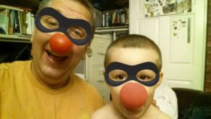 red nose faces