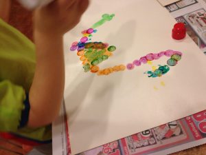 kids Chinese new year painting craft