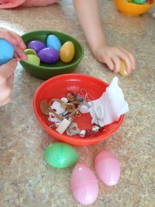 Easter egg float-sink science