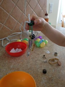 Easter egg magnet science fun