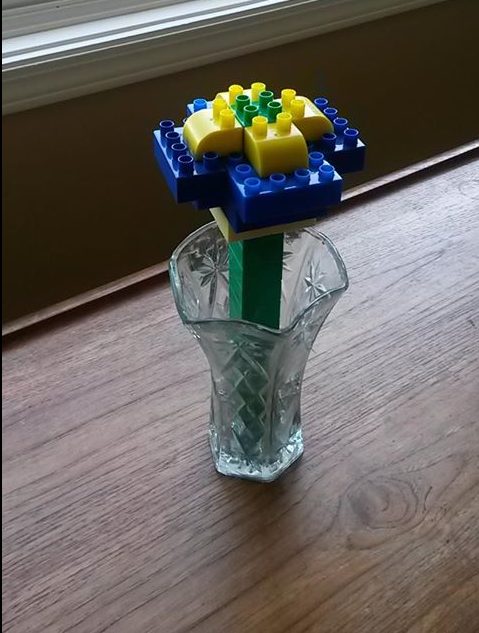 Mother's Day Lego flowers