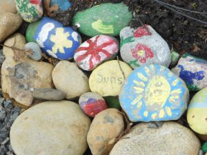 painted rock play activity