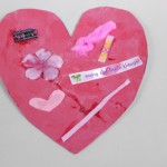 valentine heart collage