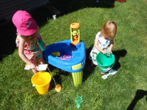 summer fun and learning water play