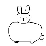 draw an Easter bunny step-by-step