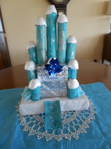 elsa toilet paper roll castle craft