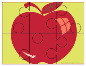 Apple puzzle on sale