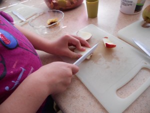 making applesauce