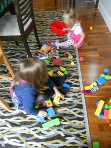 building with blocks