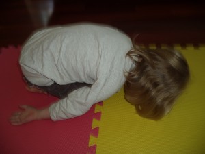 Christmas yoga for kids