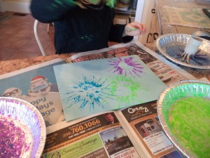 fireworks painting craft
