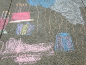 sidewalk art for spring