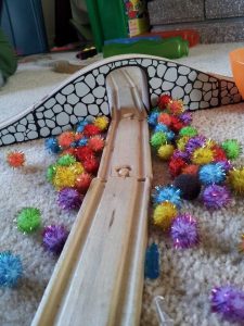 playing trains