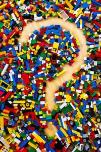 Lego sensory play