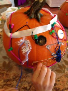 geo pumpkin craft fun