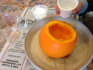 pumpkin volcano science