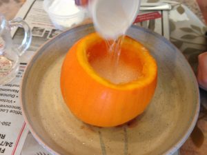 pumpkin volcano science