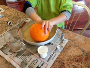 pumpkin volcano science