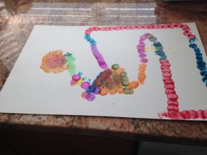 kids Chinese new year painting craft