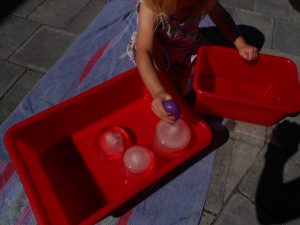 ice sensory play