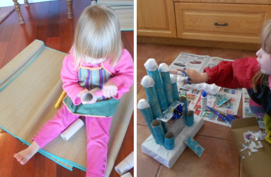 messy craft play